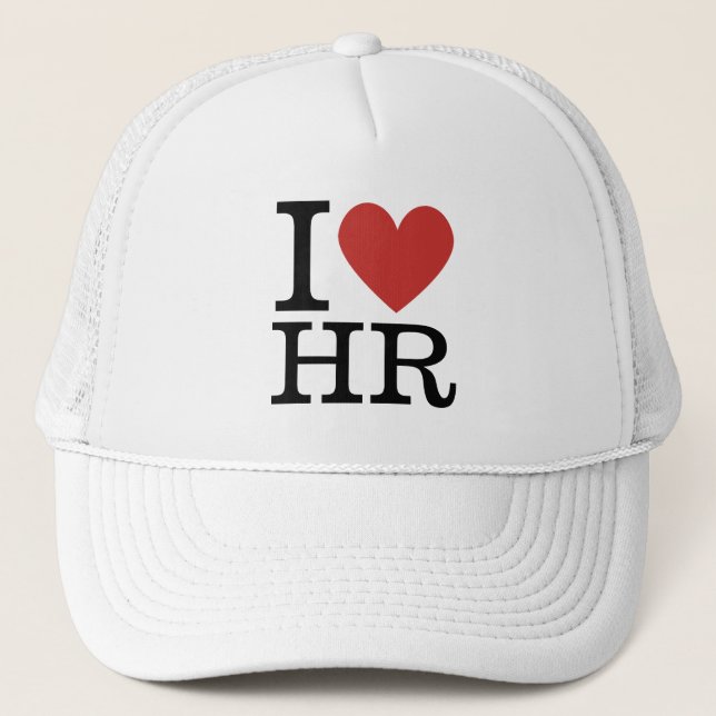 Gorra De Camionero Me ❤️ HR (Departamento de Recursos Humanos). ¡PERS (Anverso)