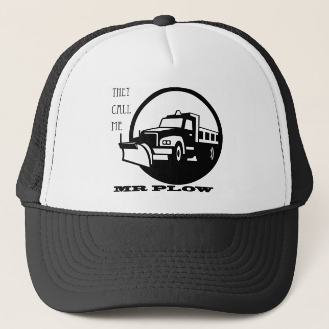 Gorra De Camionero Me Llaman Sr. Plow (Anverso)