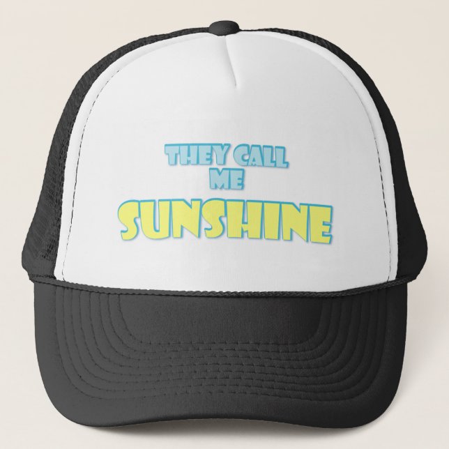 Gorra De Camionero Me Llaman Sunshine (Anverso)