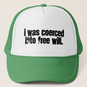 Gorra De Camionero Me obligaron a libre albedrío.