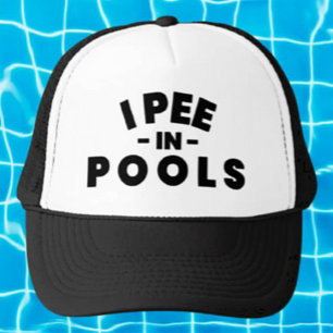 Gorra de camionero 'Me orino en piscinas'