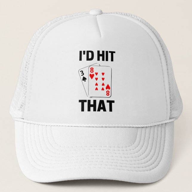 Gorra De Camionero Me pegaba a los amantes de los juegos de azar de b (Anverso)