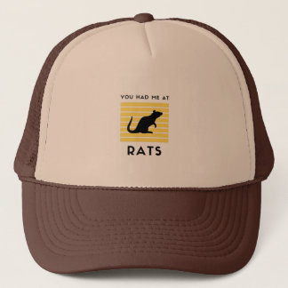 Gorra De Camionero Me tenías a las ratas