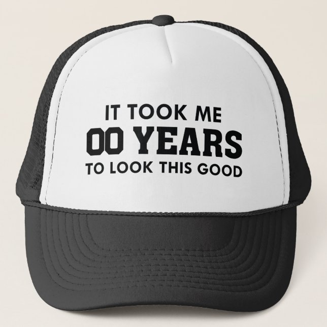 Gorra De Camionero Me Tomó Años Mirar Esto Bueno (Anverso)