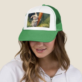 Gorra De Camionero Meadow Bunny Dreams: Whimsical Trucker Hat