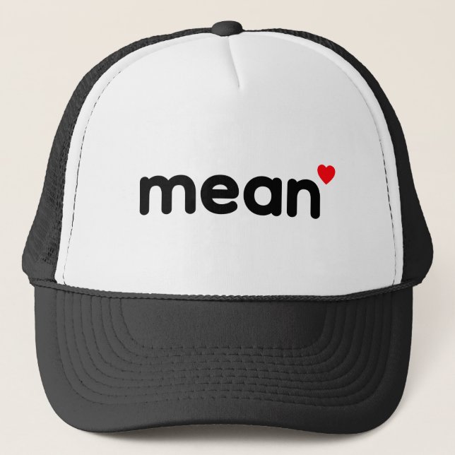 Gorra De Camionero mean™ Trucker Hat (Anverso)