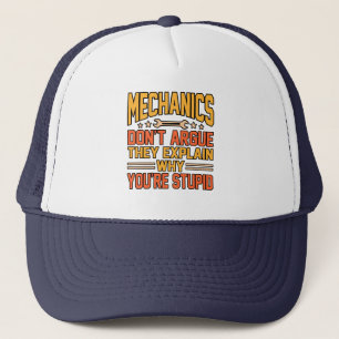 Gorra De Camionero Mecánica No Argue El Tráfico Automático