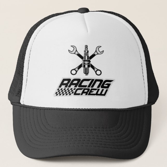 Gorra De Camionero Mecánico de carreras (Anverso)