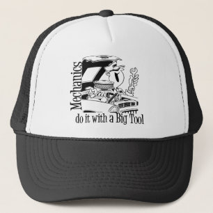 Gorra De Camionero Mecánico divertido de la herramienta grande