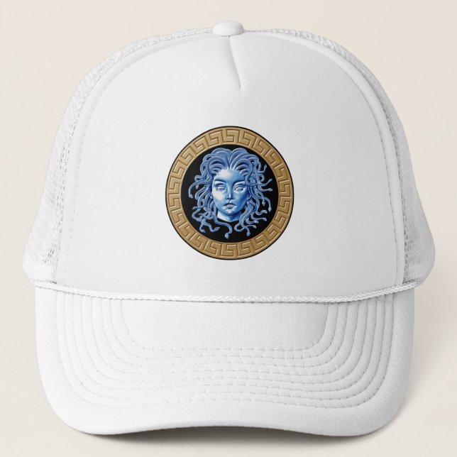 Gorra De Camionero Medallón Medusa (Anverso)