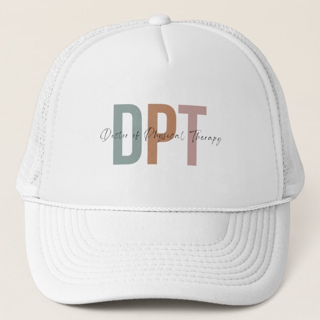 Gorra De Camionero Médica de Terapia Física (Anverso)