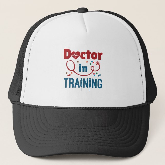 Gorra De Camionero Médica En Capacitación Médica Futuro (Anverso)