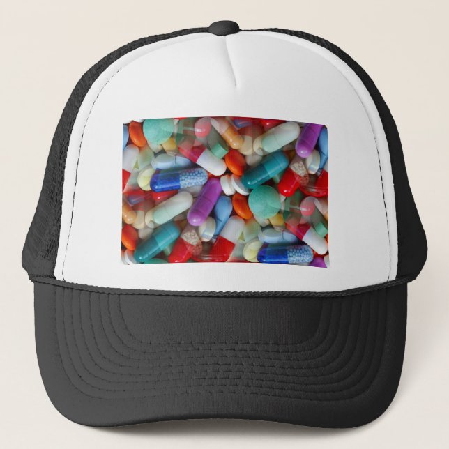 Gorra De Camionero medicamentos para pastillas (Anverso)
