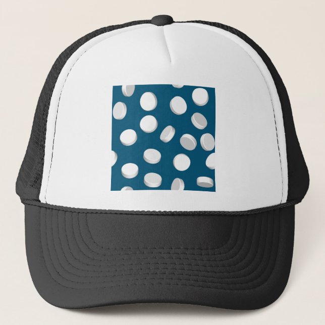 Gorra De Camionero medicamentos para pastillas azules (Anverso)