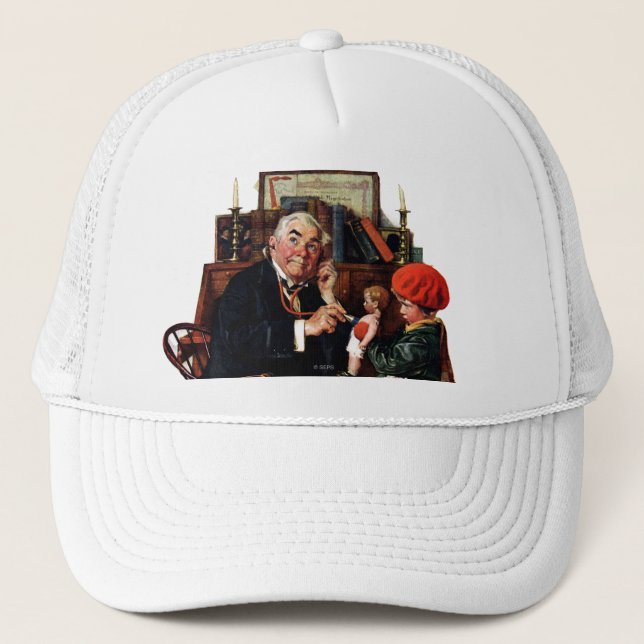 Gorra De Camionero Médico y la muñeca (Anverso)