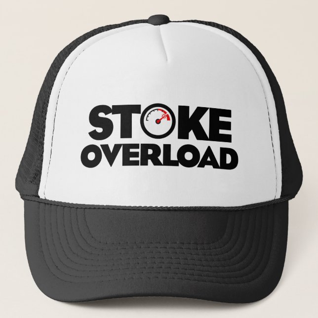 Gorra De Camionero Medidor de sobrecarga de emoción (Anverso)