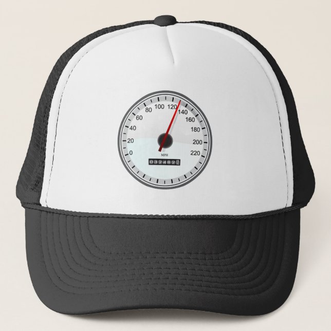 Gorra De Camionero medidor de velocidad (Anverso)