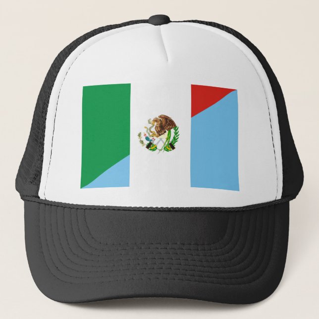 Gorra De Camionero medio símbolo del país de la bandera de México (Anverso)