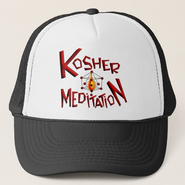 Gorra De Camionero Meditación kosher (Anverso)