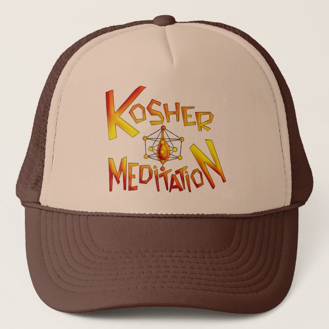 Gorra De Camionero Meditación kosher (Anverso)