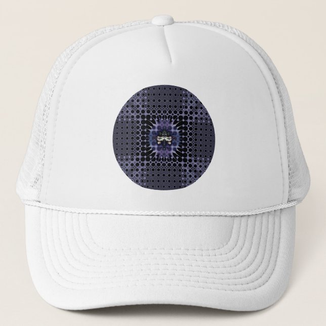 Gorra De Camionero Meditación Púrpura (Anverso)