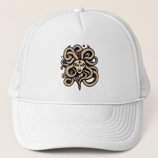Gorra De Camionero „Medusa – Blick der Macht“ (Anverso)