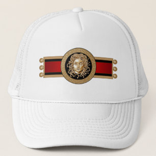 Gorra De Camionero Medusa Medalion Gold