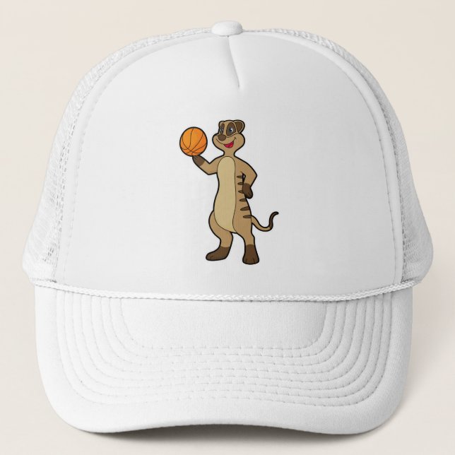 Gorra De Camionero Meerkat en Basketball Sports (Anverso)