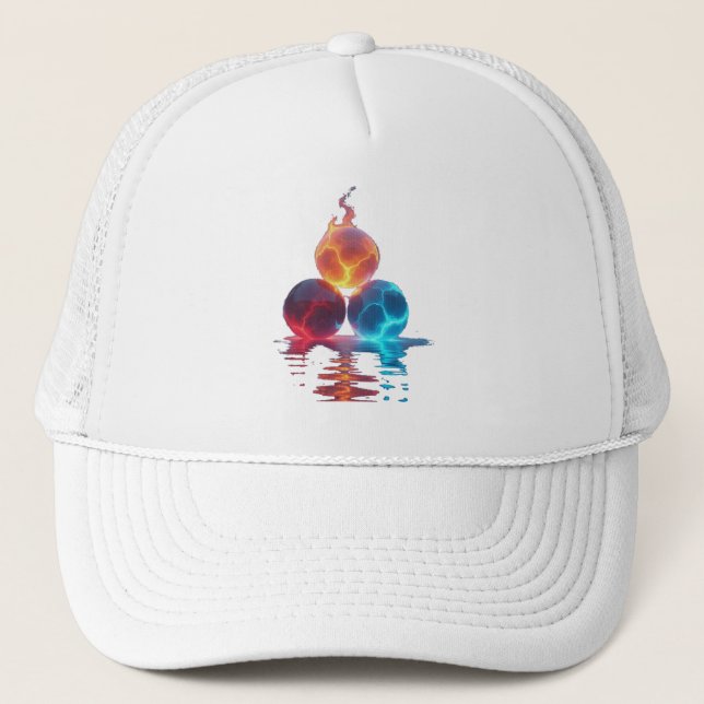 Gorra De Camionero „Meister der 4 Elemente“ (Anverso)