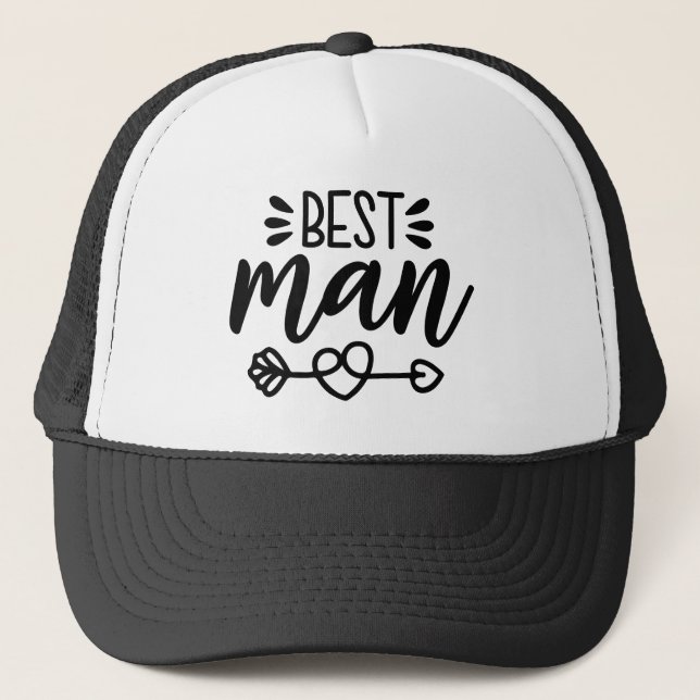 Gorra De Camionero Mejor Boda de hombre (Anverso)
