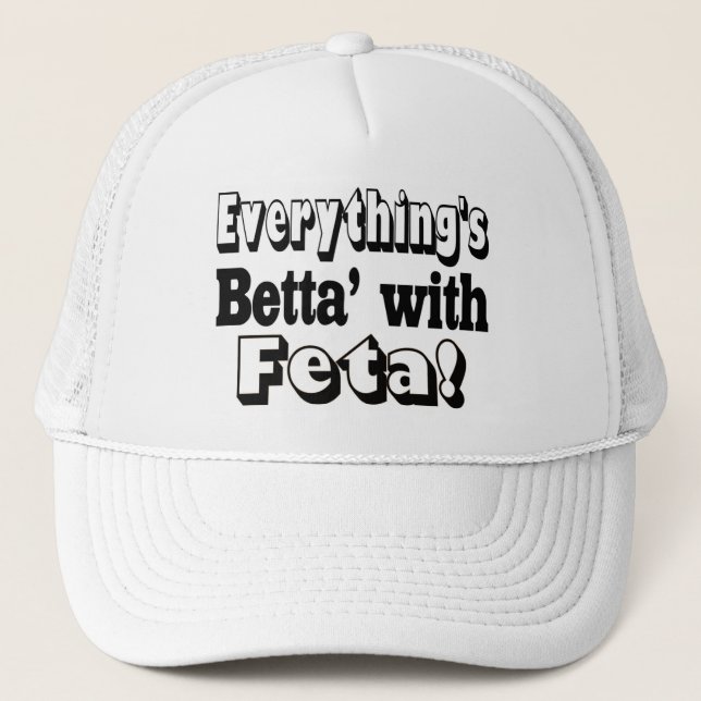 Gorra De Camionero Mejor con Feta (Anverso)