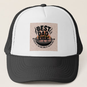 Gorra De Camionero Mejor diseño de barbacoa de papá - Rey del asador