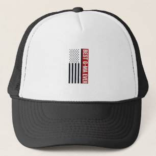 Gorra De Camionero Mejor diseño vectorial de bandera patriótica G-Ma