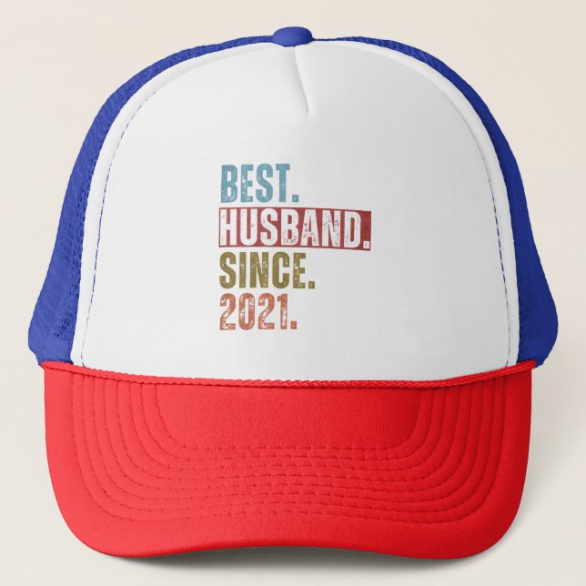 GORRA DE CAMIONERO MEJOR ESPOSO DESDE 2021 (Anverso)