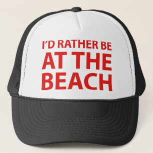 Gorra De Camionero Mejor Estaría En La PLAYA