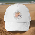 Gorra De Camionero Mejor foto clásica del abuelo de la historia<br><div class="desc">Este diseño simple y clásico está compuesto por tipografía de la síspera y agrega una foto personalizado. "El mejor abuelo de la historia" gira en torno a la foto de tu abuelo,  grampa,  abuelo,  lolo etc</div>