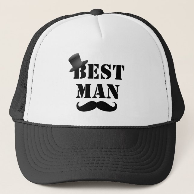 Gorra De Camionero Mejor hombre con clase (Anverso)