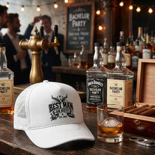 Gorra De Camionero Mejor Hombre de Servicio Personalizado Año EST Des