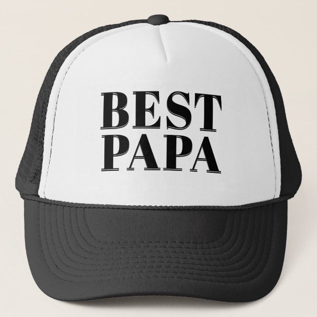 Gorra De Camionero Mejor Papa (Anverso)