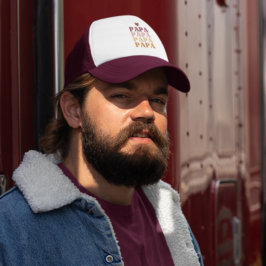 Gorra De Camionero Mejor Papa colorido Retro Negrita Día del Padre Pa