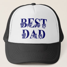 Gorra De Camionero Mejor Papá con Banderas Azul Texto