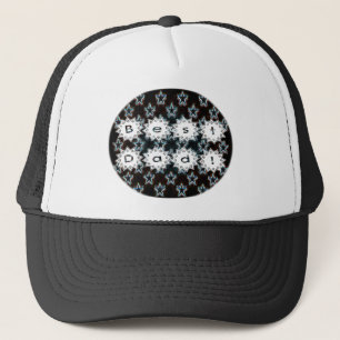 Gorra De Camionero Mejor papá con estrellas de neón