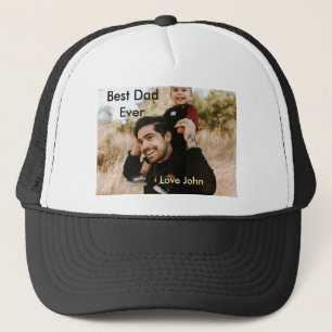 Gorra De Camionero Mejor papá del mundo regalo de padre foto nombre s
