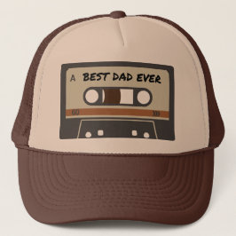 Gorra De Camionero Mejor papa jamás retro mixtape Minimalista