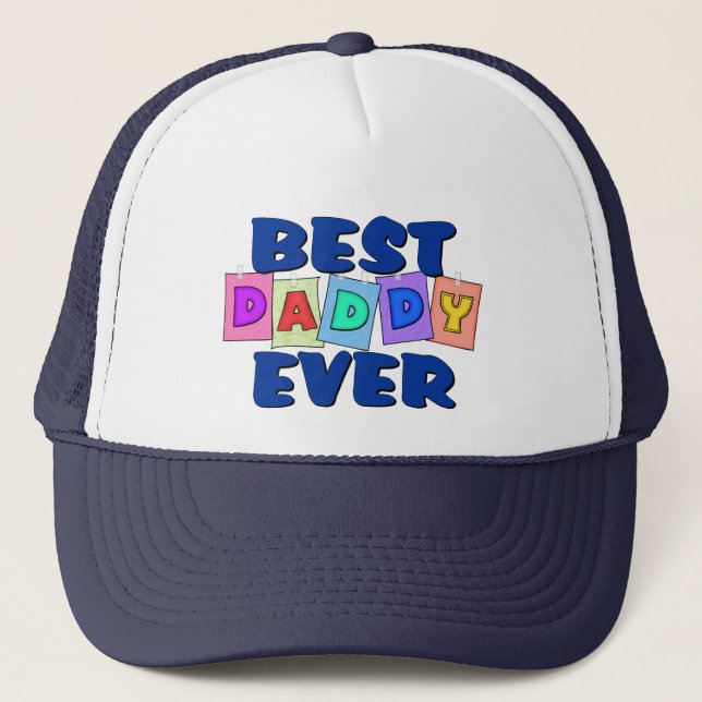 Gorra De Camionero Mejor papá lindo NUNCA (Anverso)