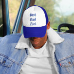 Gorra De Camionero Mejor Papá Nunca<br><div class="desc">El mejor padre siempre los regalos del día del padre</div>