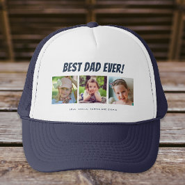 Gorra De Camionero Mejor Papá Nunca | Tres fotos