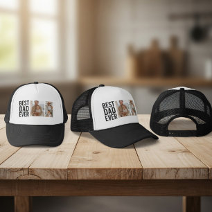 Gorra De Camionero Mejor Papá Personalizado con Foto