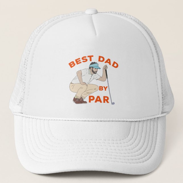 Gorra De Camionero Mejor Papá Por Par (Anverso)