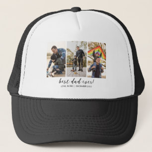 Gorra De Camionero Mejor Papá Recuerdo Multi Foto